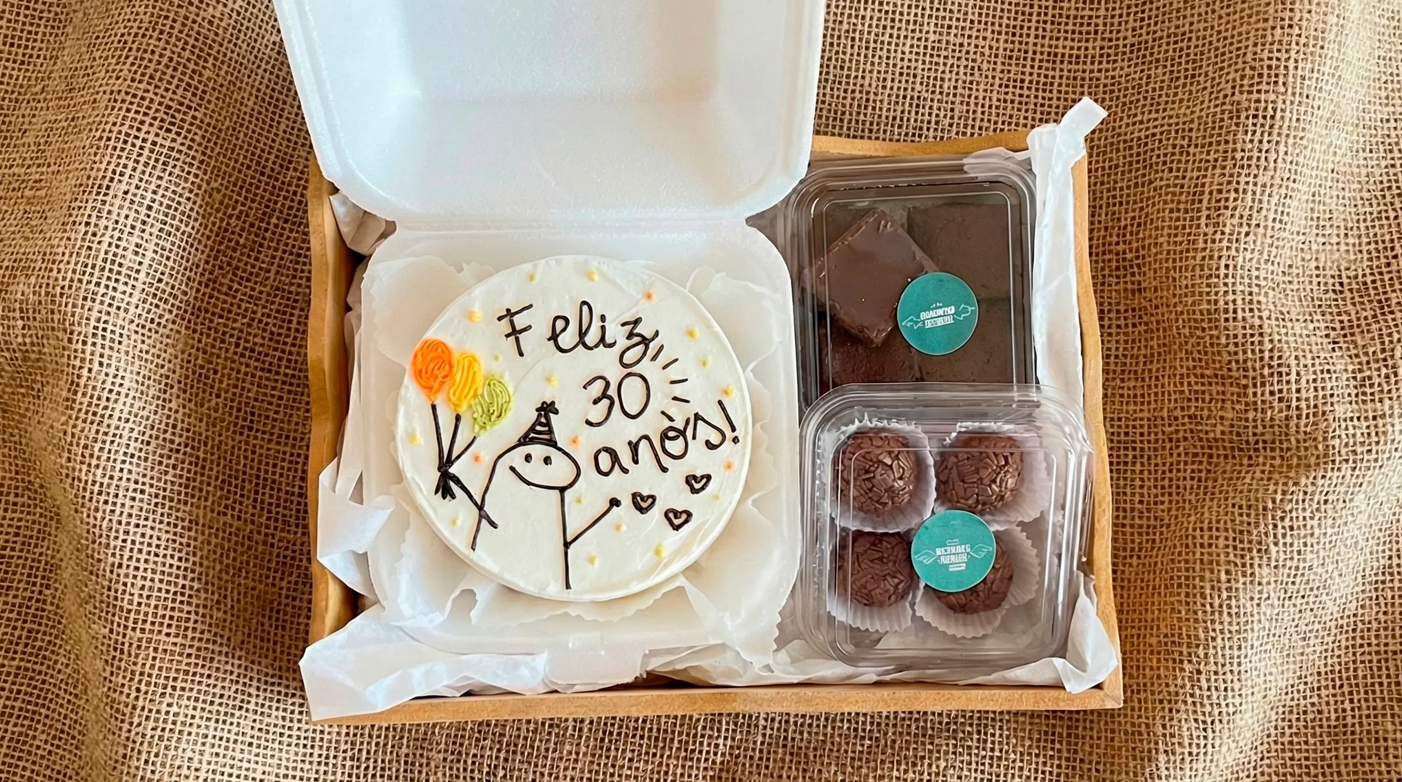 Box Bentô Cake Presente